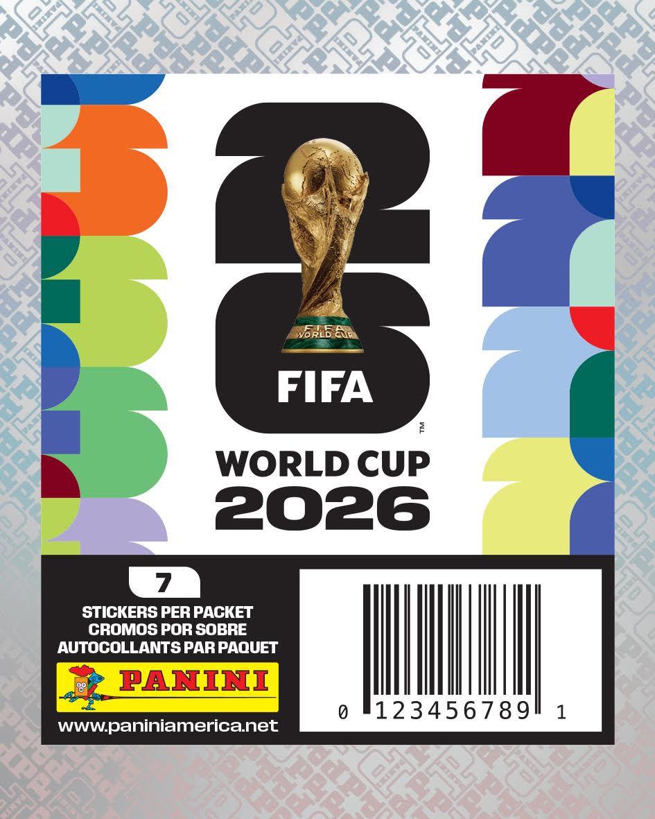 (Pre-Order) Panini® FIFA World Cup Soft Cover Album + TWO LARGE Sticker Boxes (100 Packs Total)