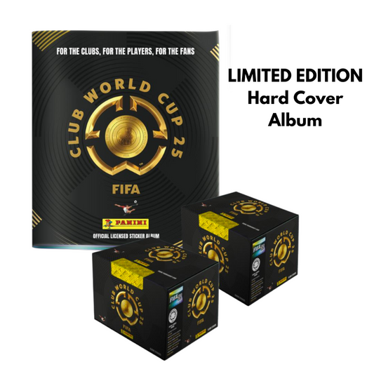 Panini® FIFA Club World Cup 2 Sticker Boxes + HARD COVER Album