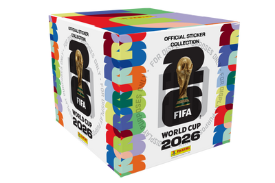 (Pre-Order) Panini® FIFA World Cup LIMITED HARD COVER Album + TWO LARGE Sticker Boxes (100 Packs Total)