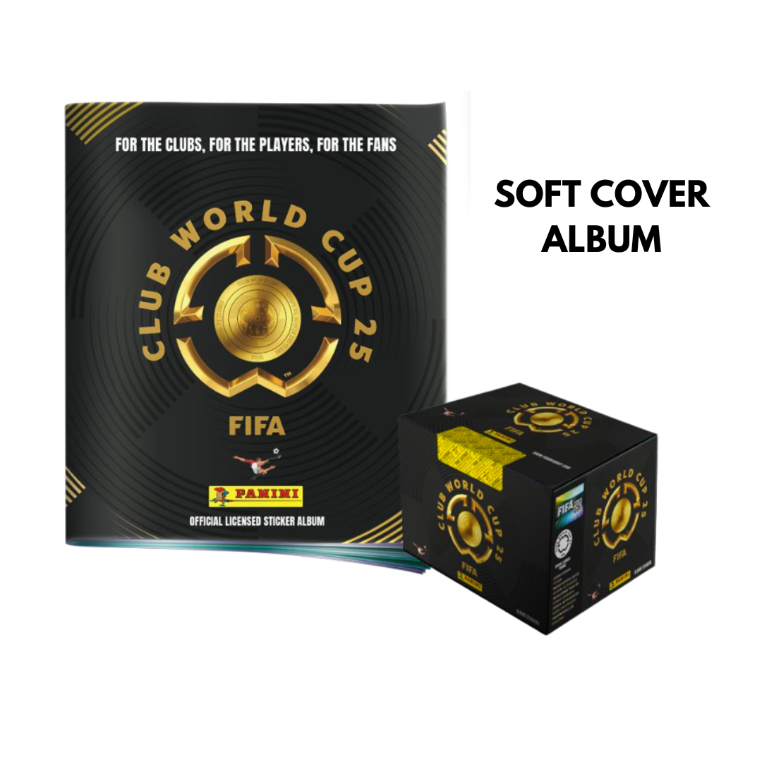 Panini® FIFA CLUB WORLD CUP 2025 Sticker Box (250 stickers) + Soft Cover Album